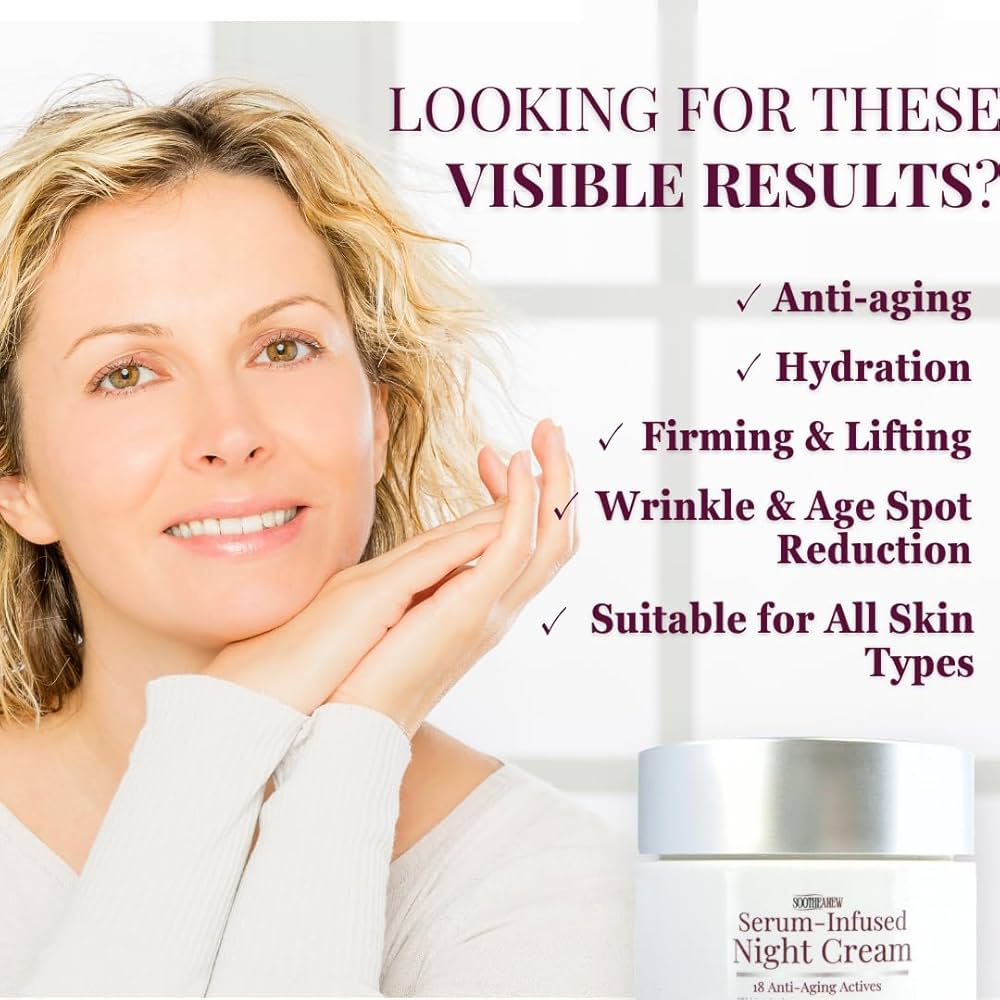 Amazon.com: SootheAnew Anti-Aging Face Cream, Multi Peptide